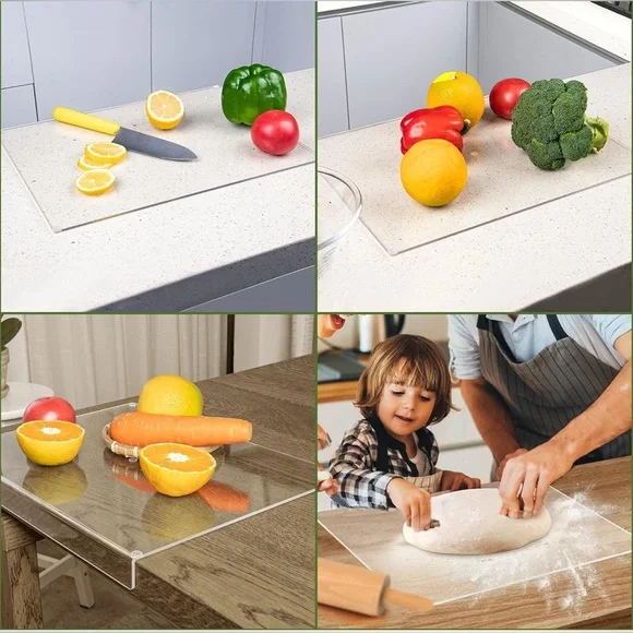 New! Unused! Acrylic Cutting Board for Kitchen Counter - Clear Cutting Board fo
